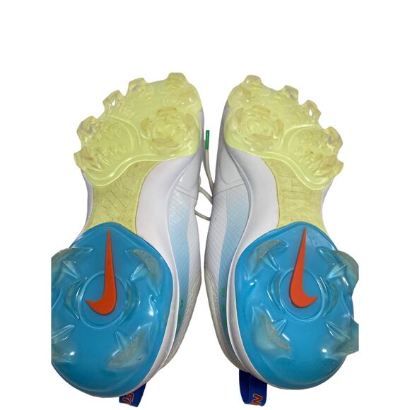 Nike Force Trout 9 Pro Mcs White-Photo Blue-Aquarius Blue Sz  9 - Picture 7 of 7